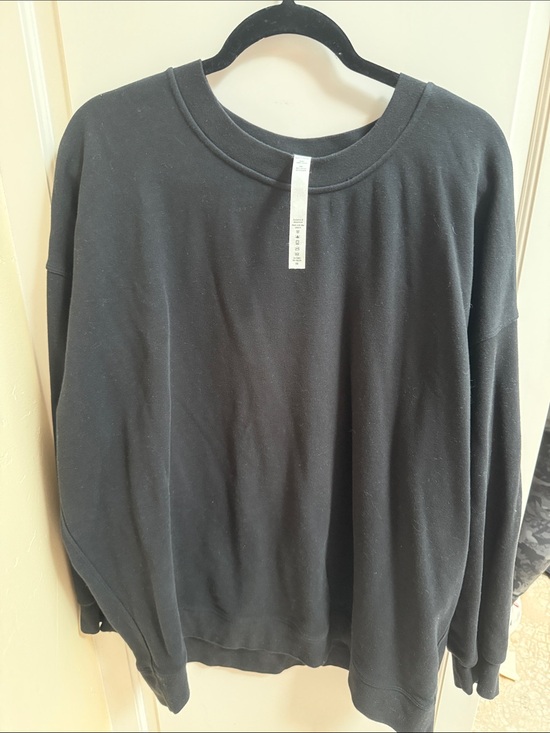 lululemon athletica Tops - lululemon black perfectly oversized crew